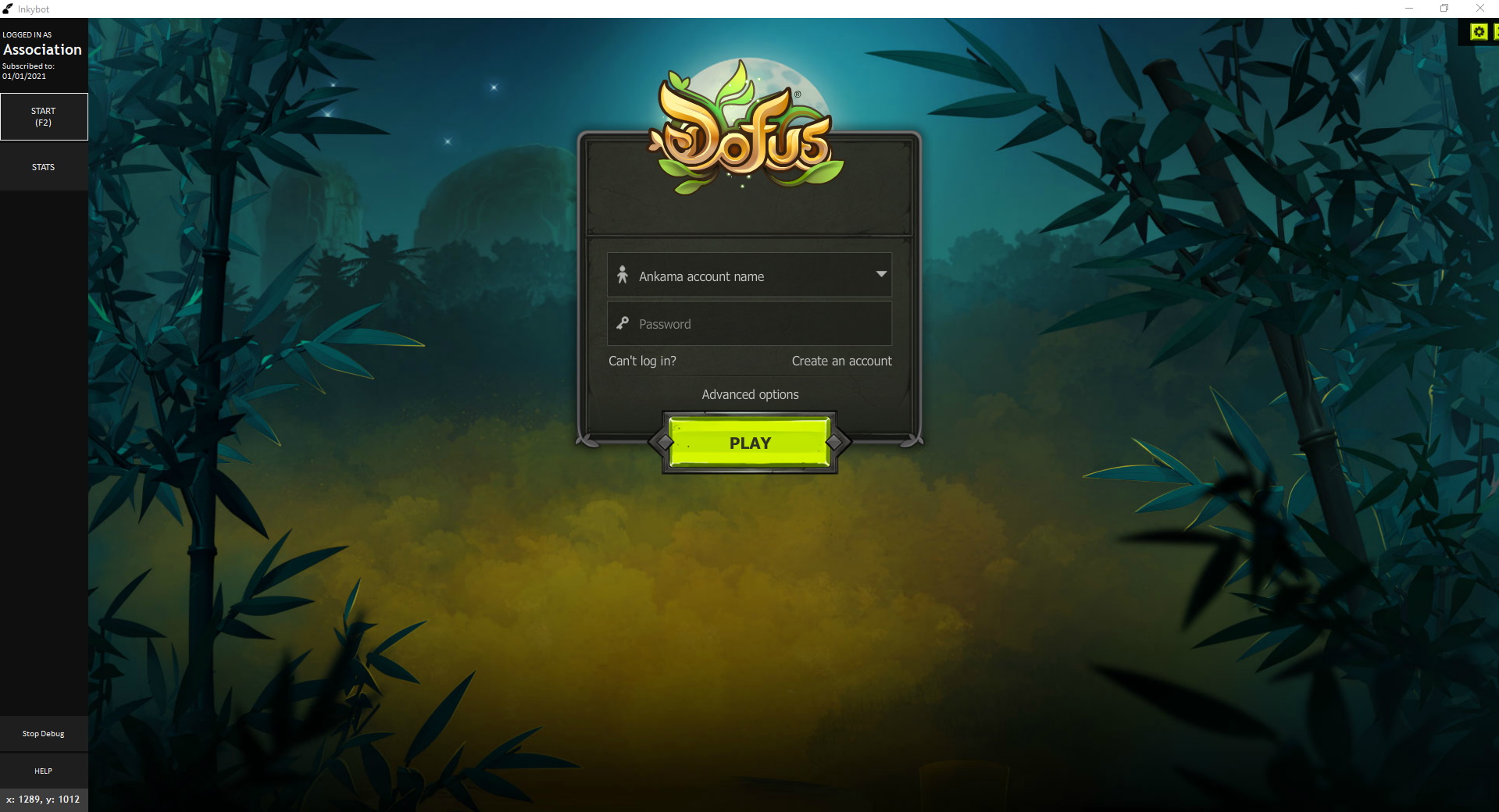 Login to your Dofus Account